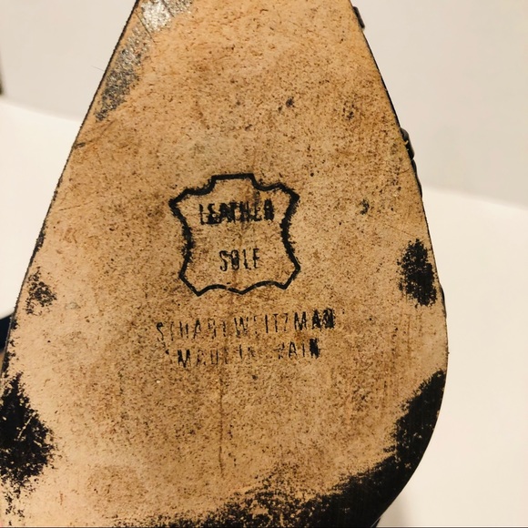 STUART WEITZMAN Black Fabric & Patent Leather Bow - Picture 10 of 11